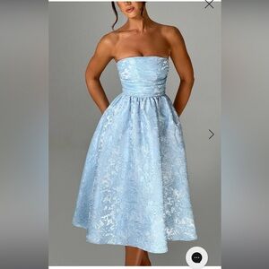 Babyboo Saoirse midi dress blue